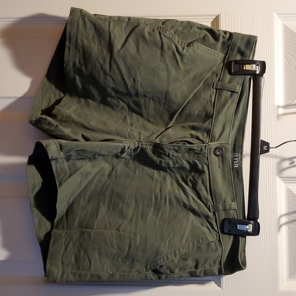 Green dress shorts